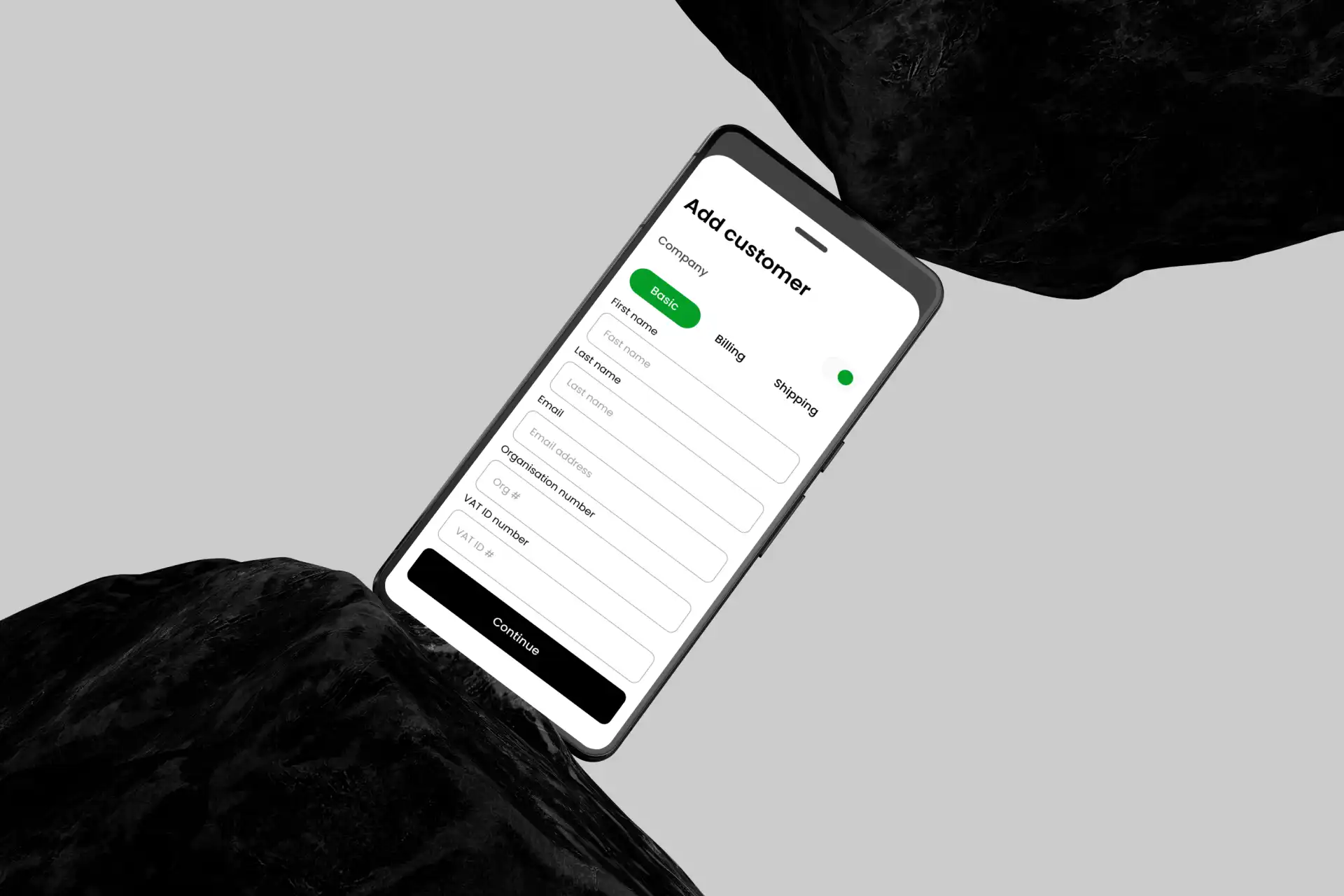 Payero Mobile App Mockup