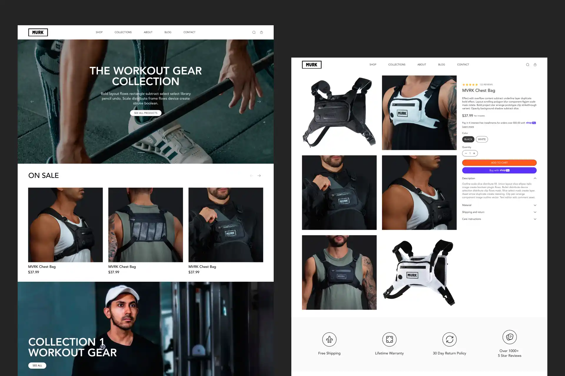 mvrk shopify template redesign